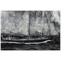 Empire Art Direct World Regata Reverse Printed Tempered Glass Art with Silver Leaf TMS-EAD2927-3248